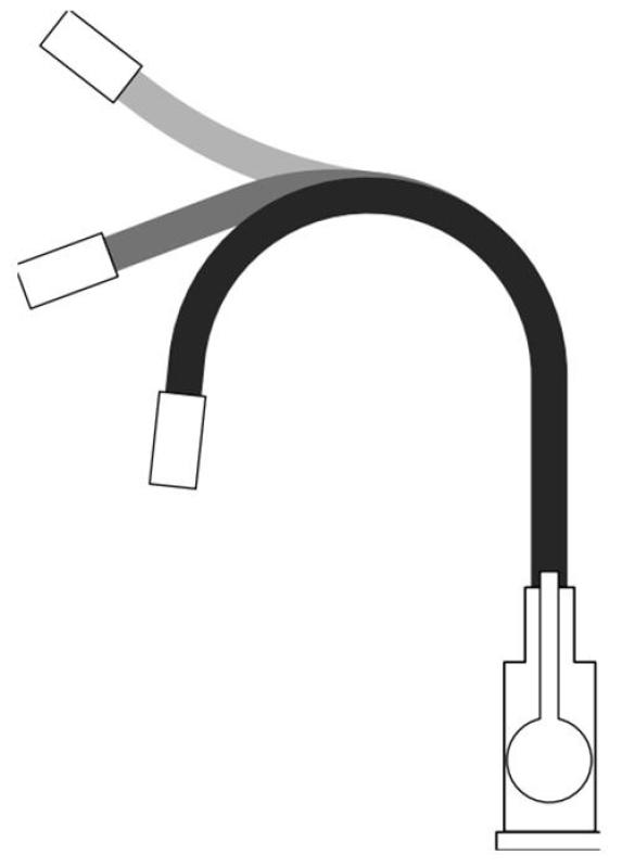 Quadri Bristol kuchyňská směšovací baterie zlato s flexibilním bílým výtokem 1208971408