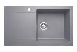 Graniteland Liri Granitový šedý dřez s odkapávací částí 765x448 mm 1208971441