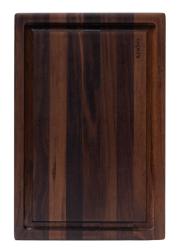Woodsea Butcher Groove L - Ořechové dřevěné prkénko na krájení se šťávovým kanálem 60x45 cm 1208971536