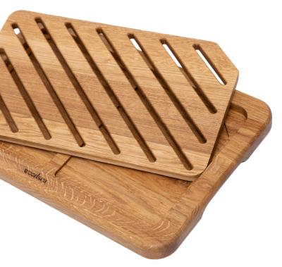 Woodsea Chléb Dub - Dubová Dřevěná Deska na Chléb Dub 45x30cm 1208971538