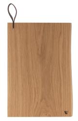 Woodsea Chop-Chop Oak M - Dubová prkénko na krájení 35x24cm s koženou rukojetí 1208971540