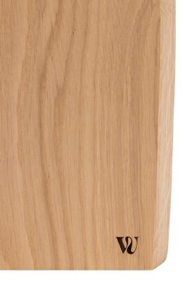 Woodsea Chop-Chop Oak L - Dubová prkénko na krájení 40x24cm s koženou rukojetí 1208971541