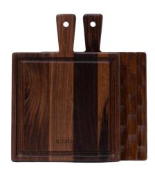 Woodsea Dunes Walnut S - Vlaková Deska z ořechového dřeva Dunes 27x20 cm 1208971547