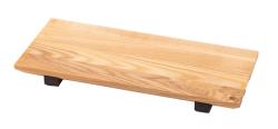 Woodsea Sushi M - Sushi deska z jasanového dřeva s nožičkami z ořechového dřeva 30x17 cm 1208971585