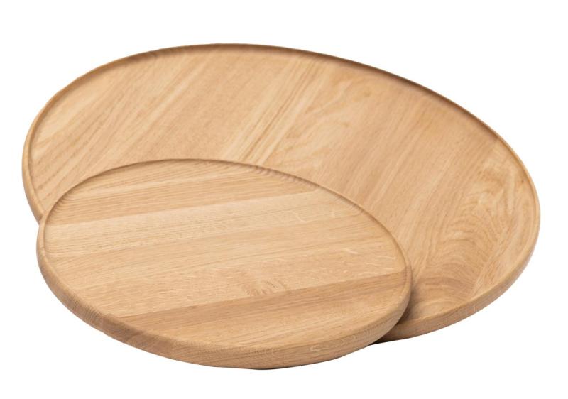 Woodsea Serving L - Dubový podnos kulatý Ø45 cm 1208971588