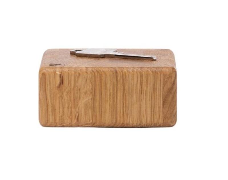 Woodsea End Grain Oak - Dubový Držák na Klíče 9x9 cm 1208971600
