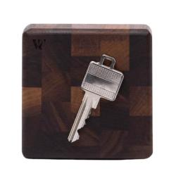 Woodsea End Grain Walnut - Klíčenka z ořechového dřeva 9x9 cm 1208971601