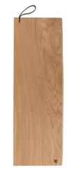 Woodsea Serving S - Dubová servírovací prkénko 55x17 cm s koženou rukojetí 1208971615