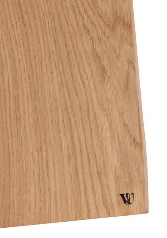 Podávací prkno Woodsea L - Dubové podávací prkno 70x17 cm s kůženou rukojetí 1208971616