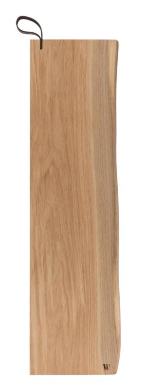 Podávací prkno Woodsea L - Dubové podávací prkno 70x17 cm s kůženou rukojetí 1208971616