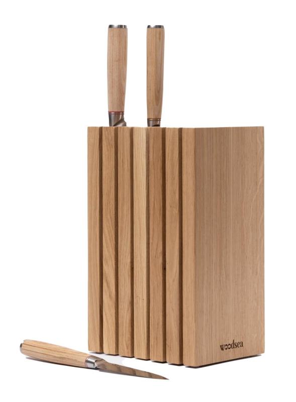 Woodsea Block Oak S - Dubový Blok na Nože 13x8 cm 1208971617