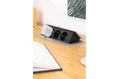 SOFT výsuvná elektrická zásuvka, napájecí kabel 1,5 m