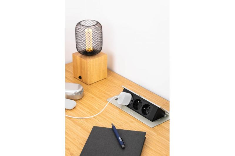 SOFT výsuvná elektrická zásuvka, napájecí kabel 1,5 m