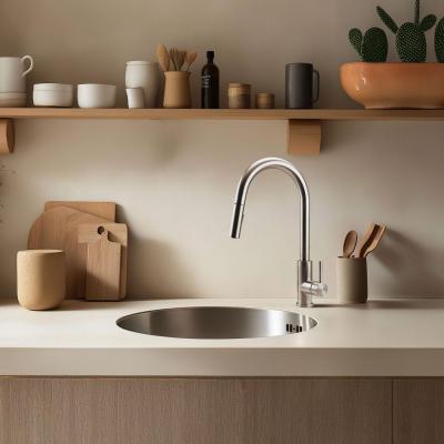 Pure.Sink Rondo Nerezový Okrouhlý Dřez plochá montáž, podmontáž a nadstavba 38 cm PRN38-02