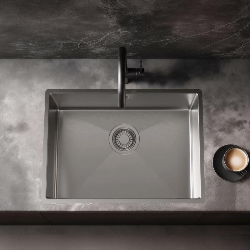 Pure.Sink Luxion nerezový dřez 50x40 cm podstavný, zapuštěný a nástavbový PLX5040-02