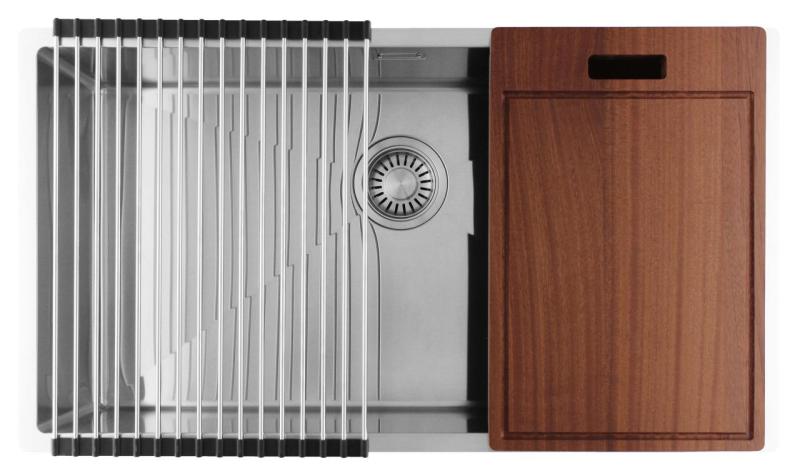 Pure.Sink Luxion Velký nerezový dřez 74 x 40 cm, podstavný, zapuštěný a povrchový PLX7440-02