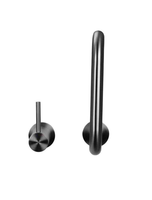 Pure.Sink Luxion 2otvorový masivní nerezový kuchyňský kohoutek s výtokem ve tvaru U PLX2HU-02