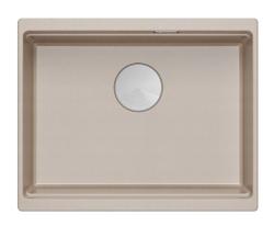 Quadri Newport II žulový podstavec v béžové barvě s nerezovou zástrčkou a odtokovým krytem 560x450mm 1208971766