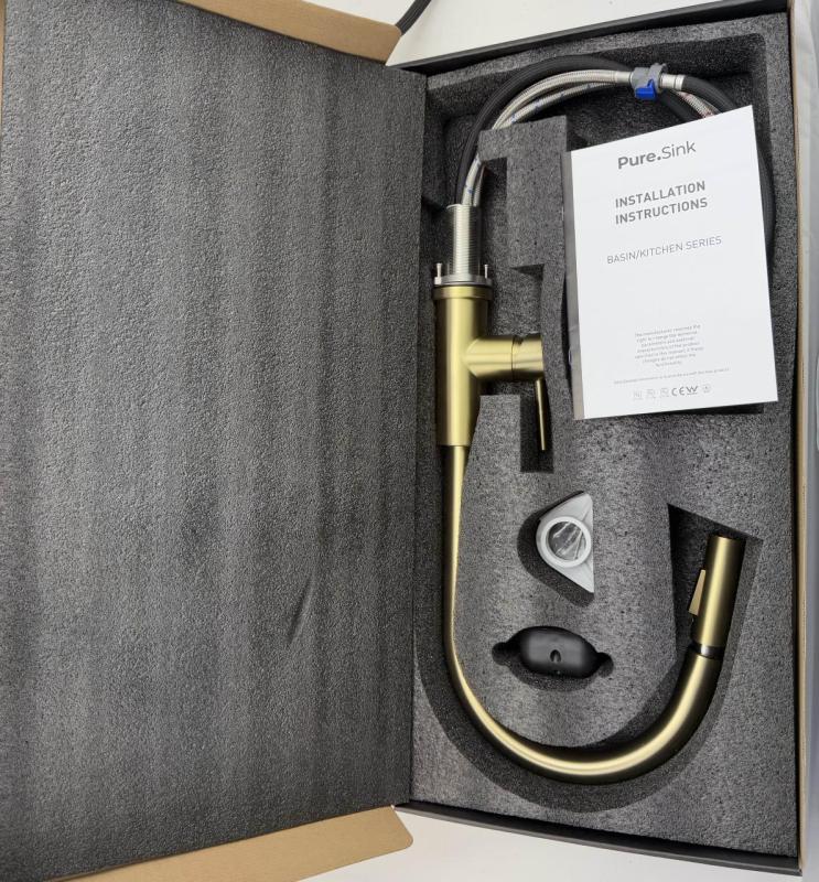 Pure.Sink Elite Steel Stream-S kuchyňská baterie PVD měď s výsuvnou tryskou PS8045-62