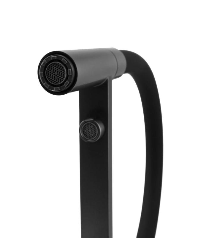 Pure.Sink Elite Steel Flex 3-cestný PVD kartáčované zlato kuchyňská baterie s flexibilním výtokem a filtrovanou vodou PS8110-60