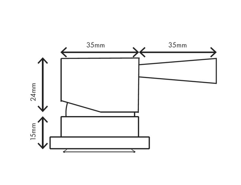 MURO TUA 2otvorová umyvadlová baterie chrom s úhlovým výtokem 1208972108