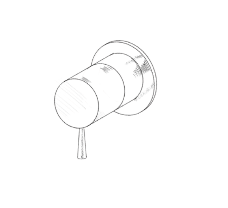 MURO TUA Nástěnná směšovací baterie chrom M1.B31.R.CR