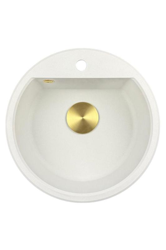 Pure.Sink Universal Kryt odtoku, krytka košíku, kulatá broušená krytka pro odtokový otvor WSTCOV-60