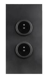 Indux Corner Energetická sloupka se 2 zásuvkami Penaarde Černá 1208972278