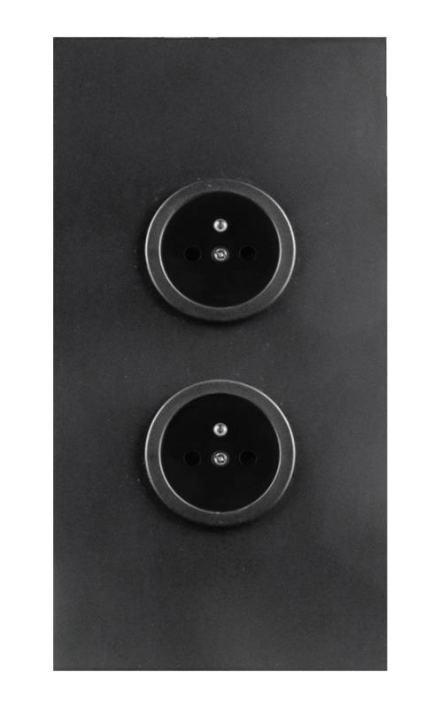 Indux Corner Energetická sloupka se 2 zásuvkami Penaarde Černá 1208972278