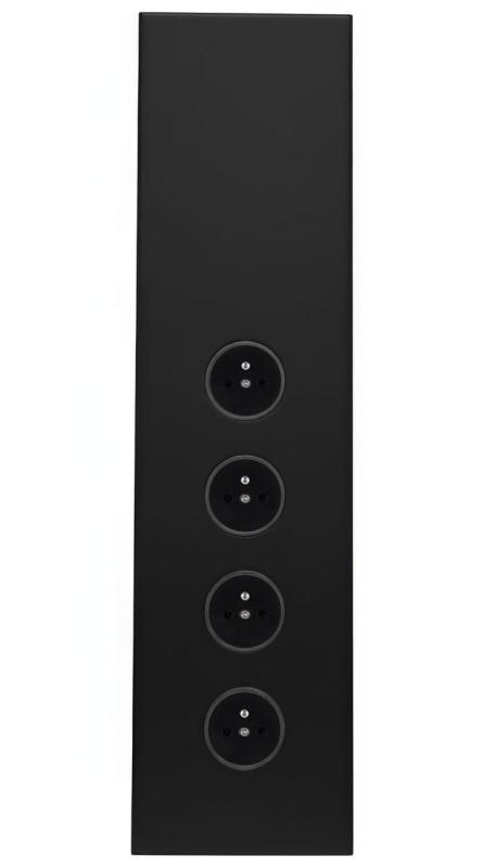 Indux Corner Energetická lišta se 4 zásuvkami Penaarde Černá 1208972309