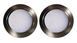 Indux Luma malá vestavěná kuchyně Multi Tone LED Set 2 bodová světla nerezový vzhled 1208972326