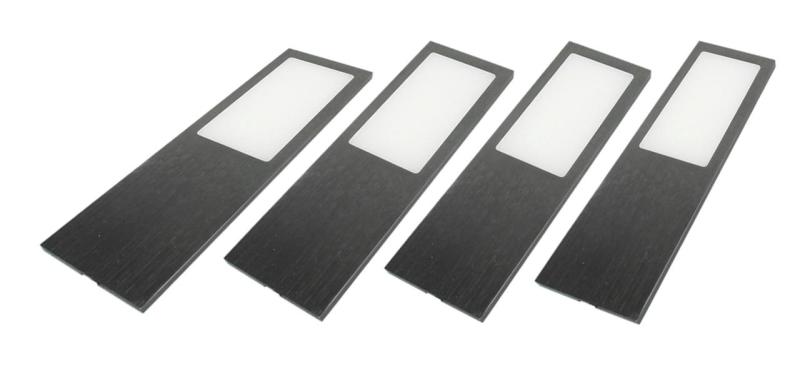 Indux Solin Kuchyňská sestava Multi Tone LED Set 4 bodová světla x 3,6 W Gun metal 1208972354