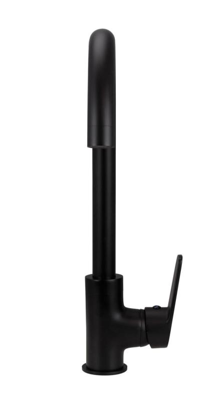 Aquanello Casa Černá jednopáková kuchyňská baterie BL-1201-CS