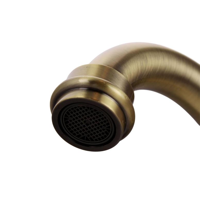 Aquanello Heritage Ascot Klasická kuchyně Nostalgický kuchyňský kohoutek Bronzový s úhlovým výtokem BN-4002-HA