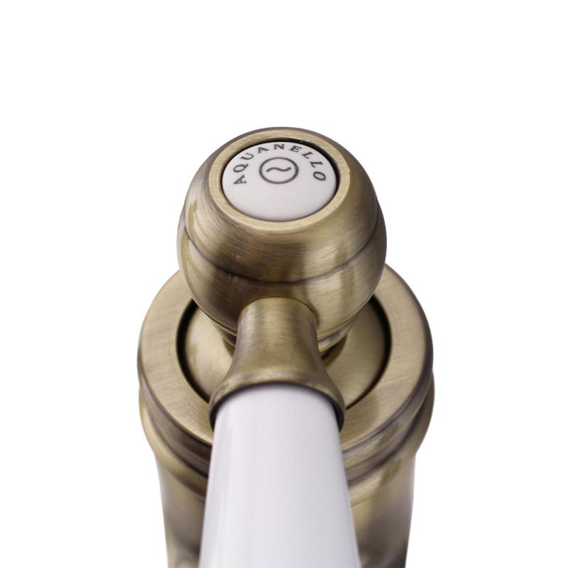 Aquanello Heritage Manor Klasická nostalgická umyvadlová baterie Bronz BN-1001-HM