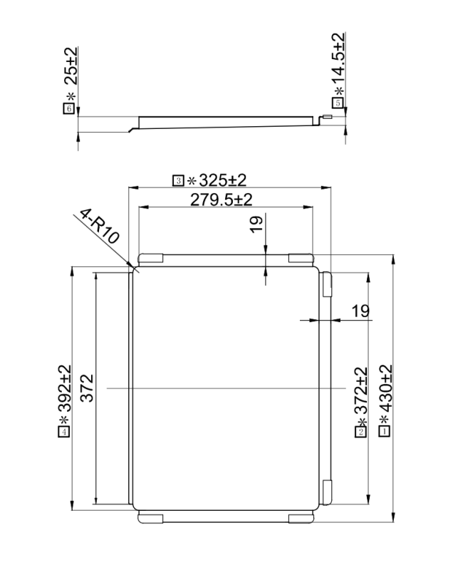 Pure.Sink Exclusivo Gold-colored mobile drain tray, 440x335mm, for sink PEXTRAY-60