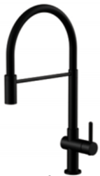 Aquanello Gastro Kuchyňská baterie s ohebným výtokem, černá BL-4400-GT